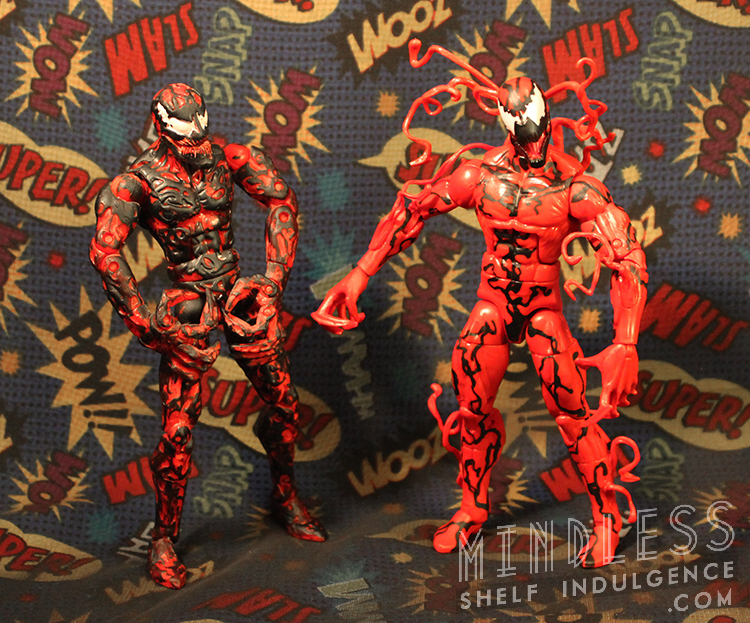 Spider-Man Classics (2004) & Marvel Legends (2014) Carnage