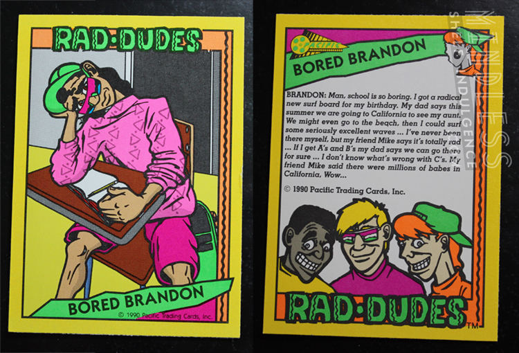 Rad Dudes Trading Cards