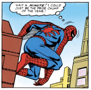 Spider-Man the prize chimp