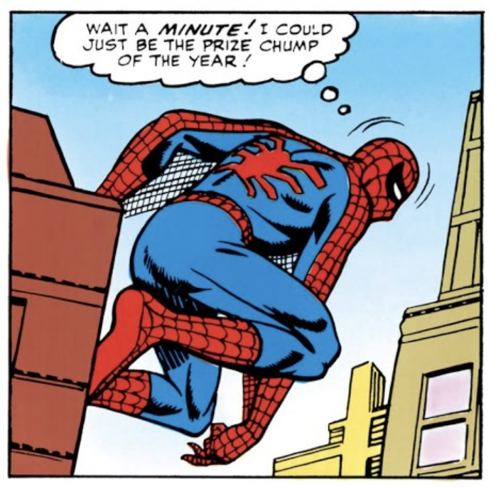 Spider-Man the prize chump