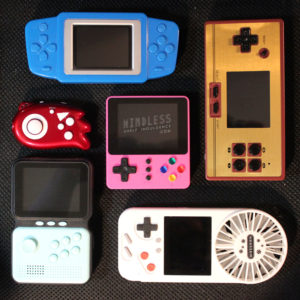 Bootleg video game handhelds