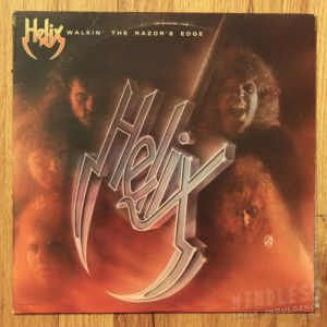 Helix Walkin the Razor's Edge LP