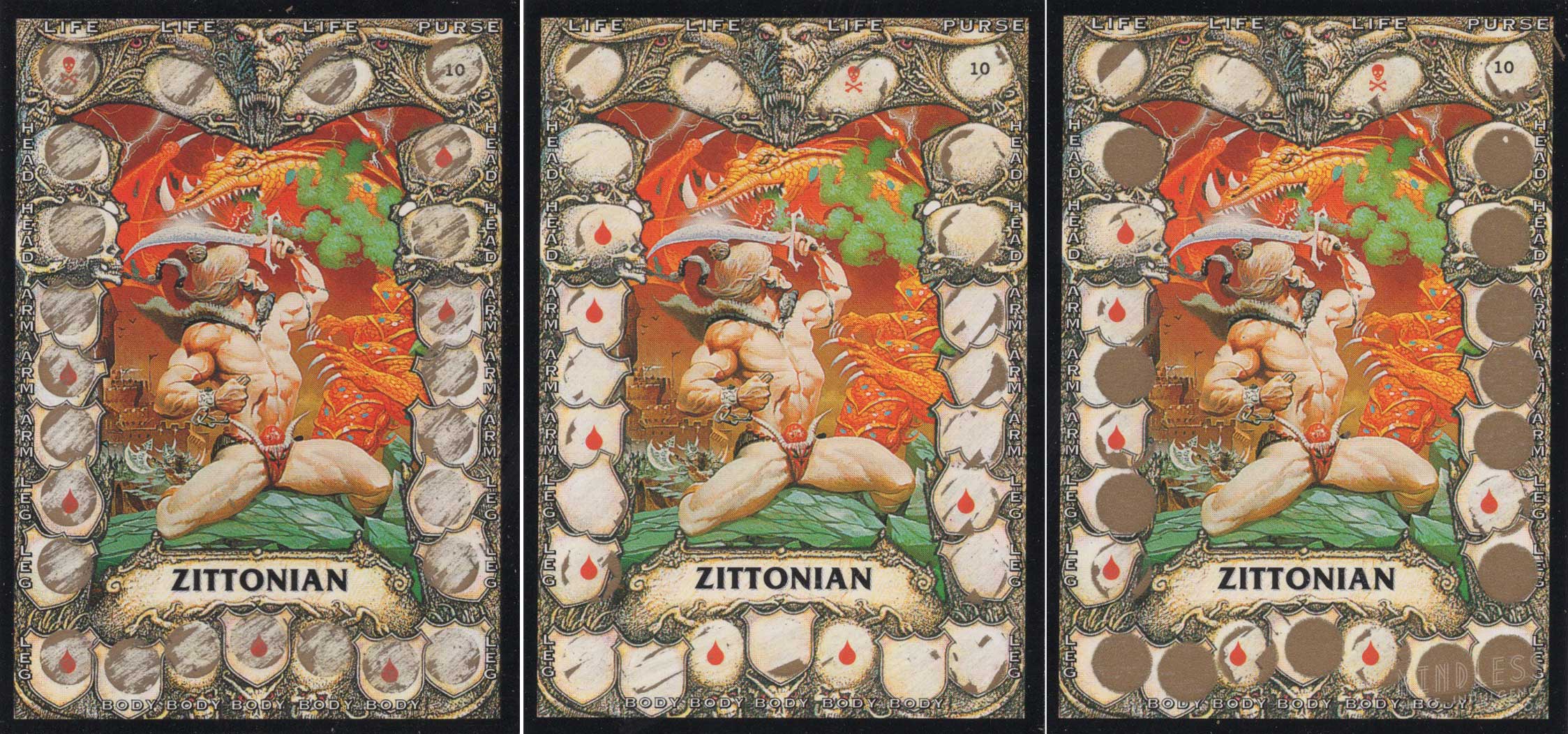 Battle Cards : Zittonian Warrior